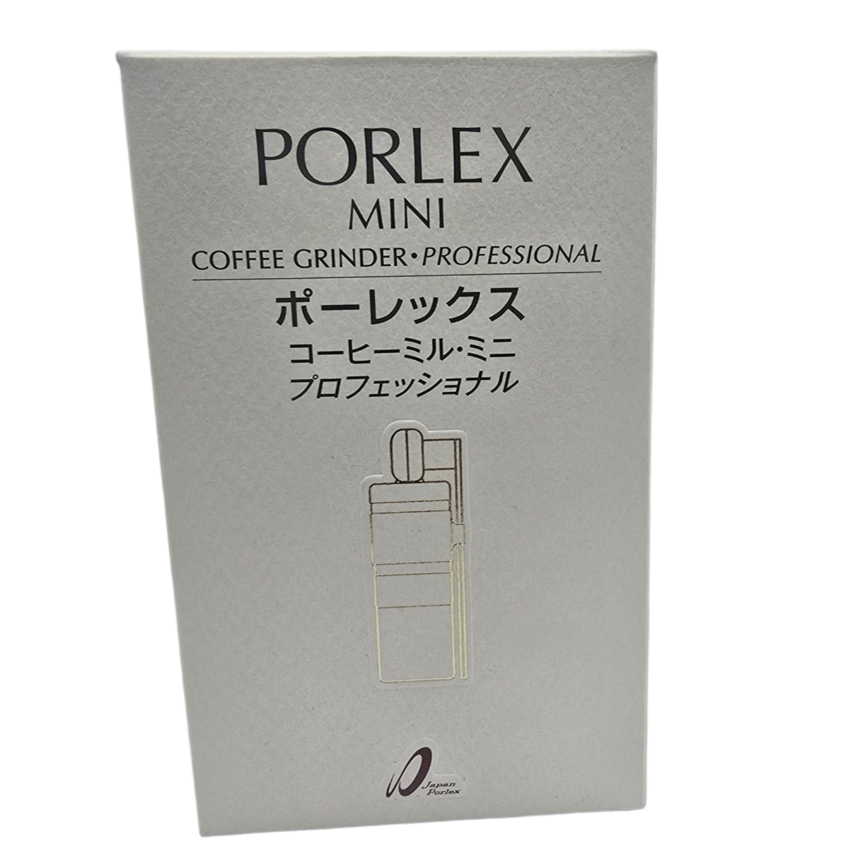 Porlex Mini Professional Coffee Grinder Retail Cardboard Box